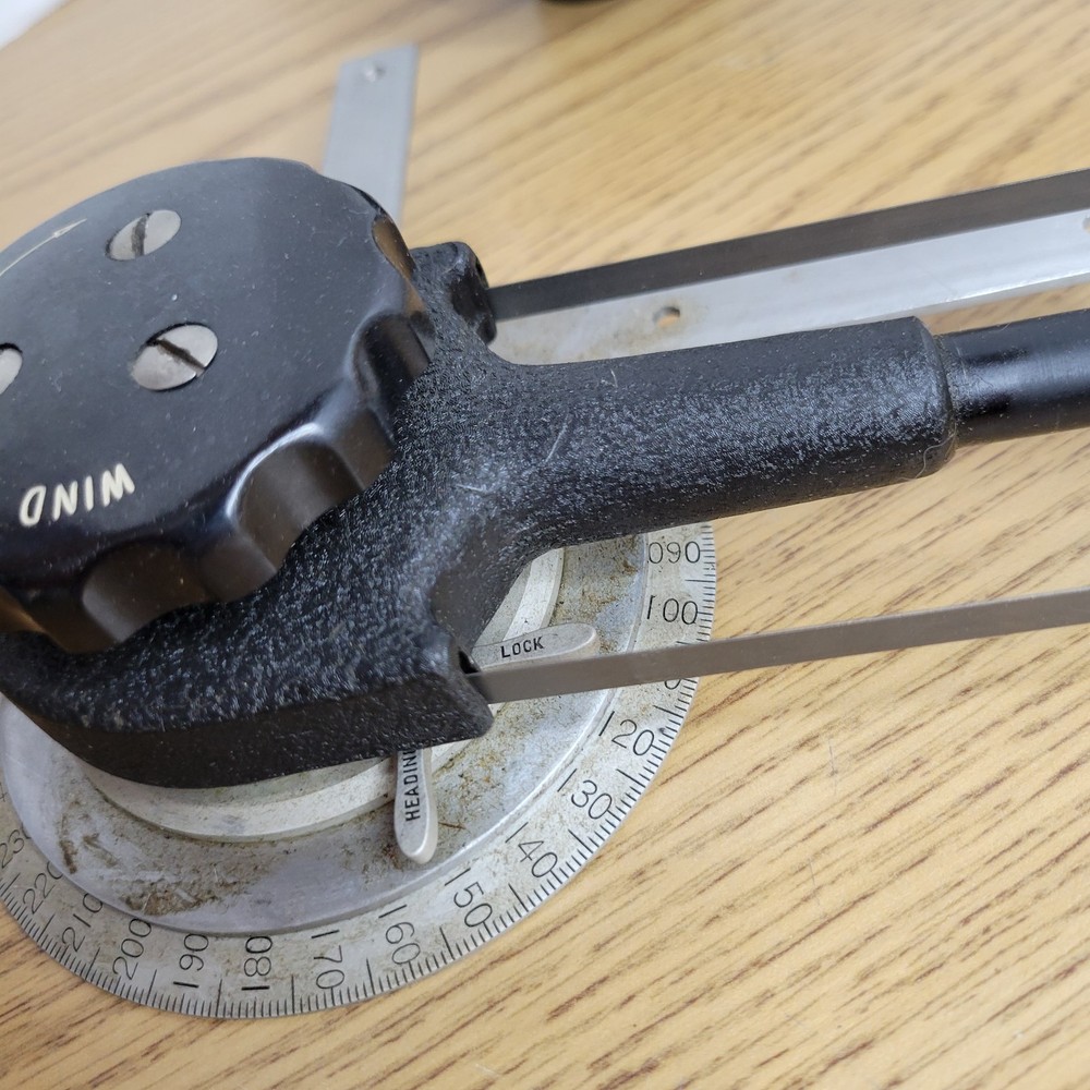 VINTAGE Parallel Motion AIRCRAFT PROTRACTOR Drafting Tool