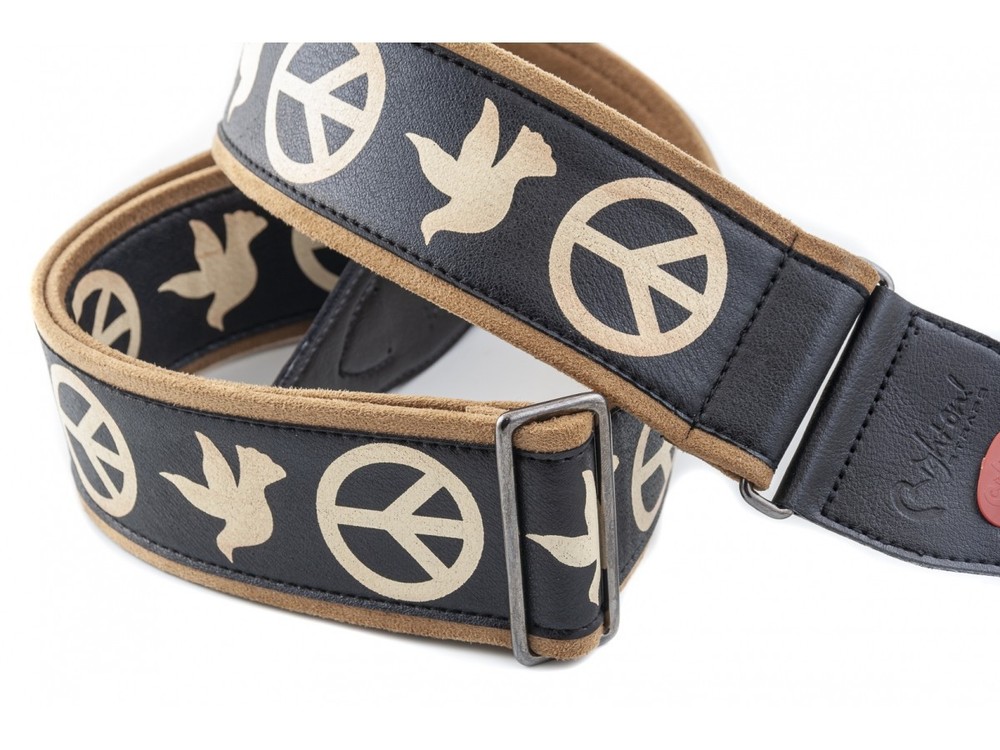 RightOn! Legend Peace Doves Guitar Strap