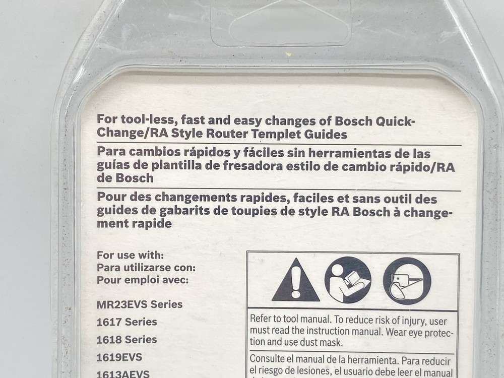 Bosch RA1126 Quick Change Template Guide Adapter NIB