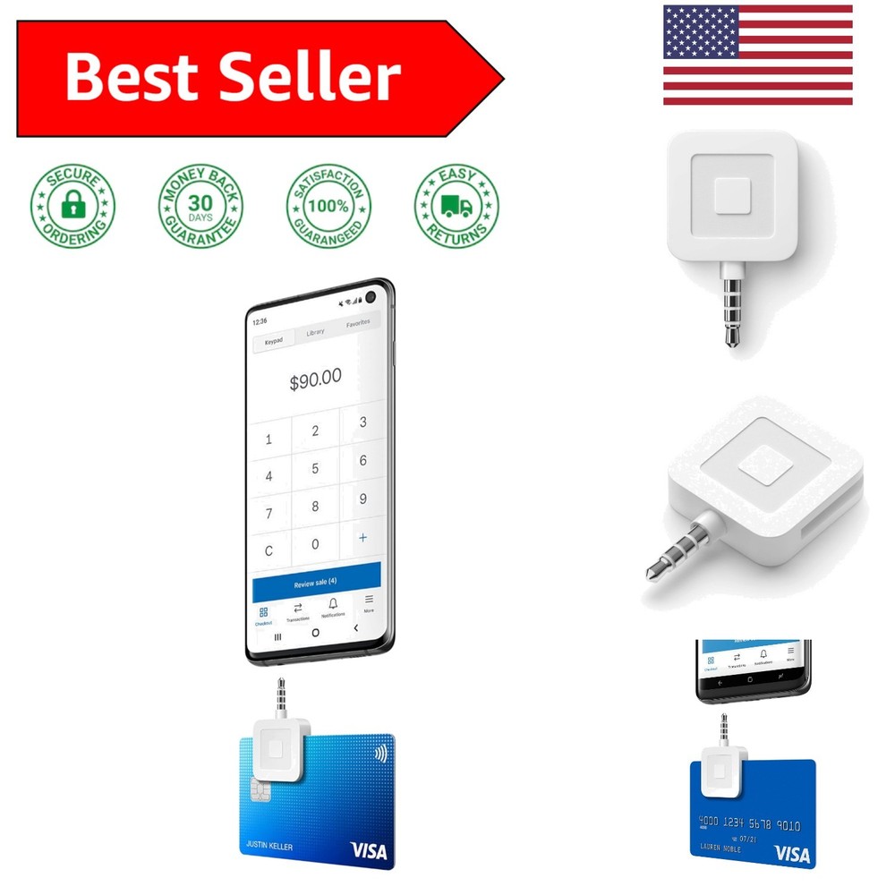 Effortless Mobile Payment Solution - Magstripe Reader for Smartphones & Tablets