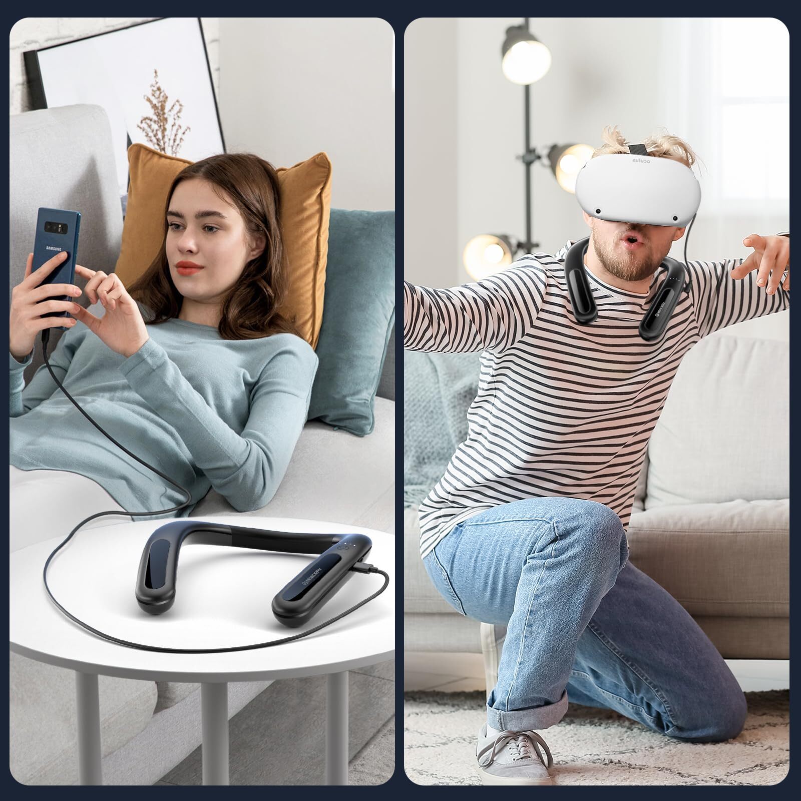 VR Power Bank Battery For Oculus/Oculus Quest 2/Meta Quest Pro/HTC Vive, PSVR 2