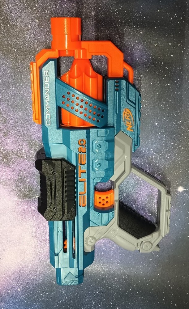 NERF Elite 2.0 Commander RD-6 Blaster Tested Working