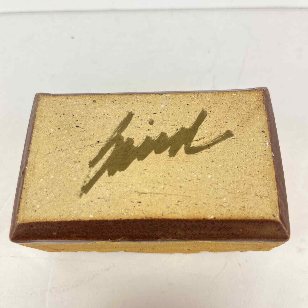 Handmade Ceramic Small Mountain Box 3.5 x 2 Trinket Keepsakes