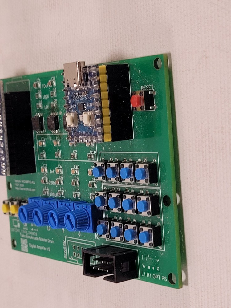 Taiko EmuArcade Master Drum Digital Amplifier V2 Version Board HKDAMPV2-ALL