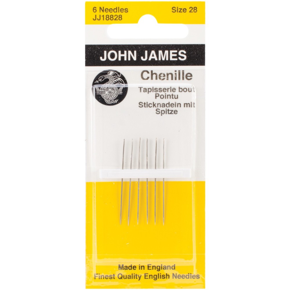Chenille Hand Needles Size 28 6/Pkg
