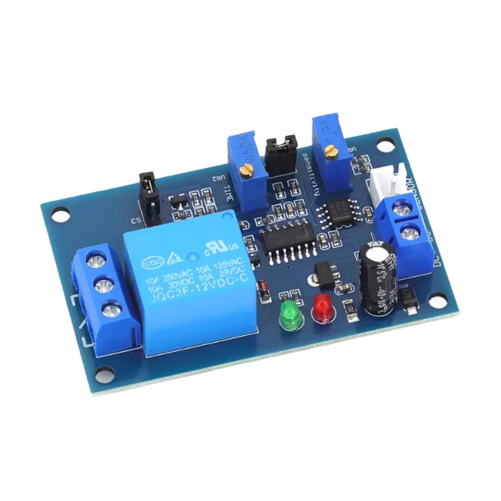 12V Photocontrol Relay Module Supports 10A Load Adjustable Light Threshold