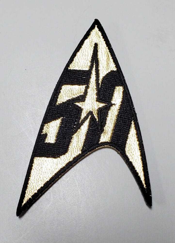 Star Trek  Command Logo 3.5" Embrpodered Patch - 50 Years -USA Mailed