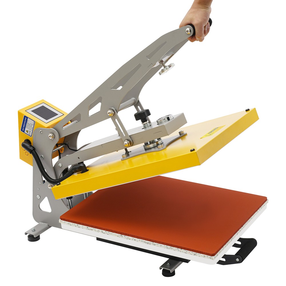 Clamshell Semi-Auto Open Heat Press Machine with Slide Out Function Heavy Duty