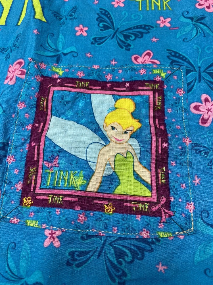 Tinkerbell Handmade Pillowcase Double Sided With Ruffle