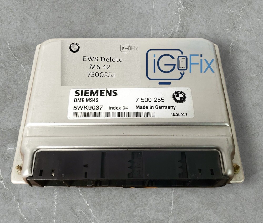 BMW MS42 SIEMENS DME E46 E39 E38 E36 EWS DELETE PLUG  & PLAY WHOLE UNIT