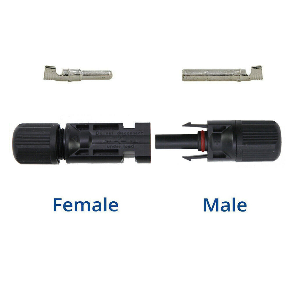 20Pcs Solar Cable Connectors 4mm-6mm 30Amp Waterproof Solar Panel Wire Joiners