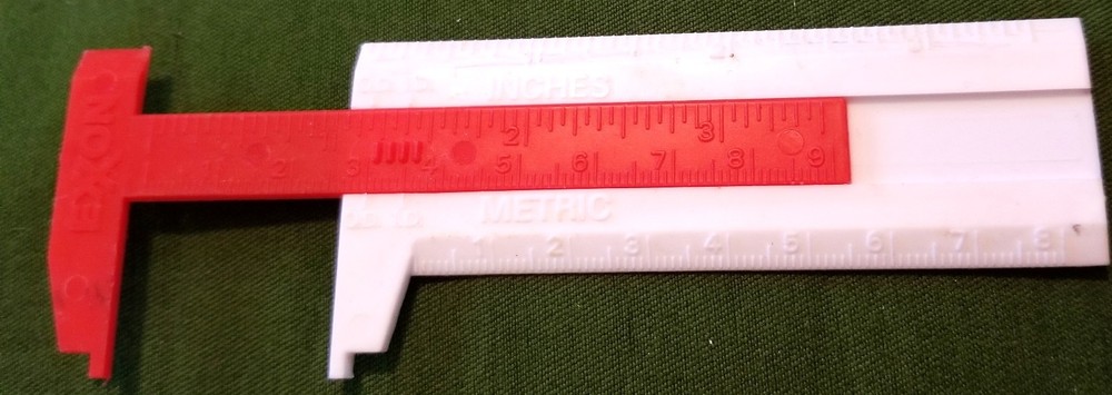 Handy Measure Plastic Caliper Ruler