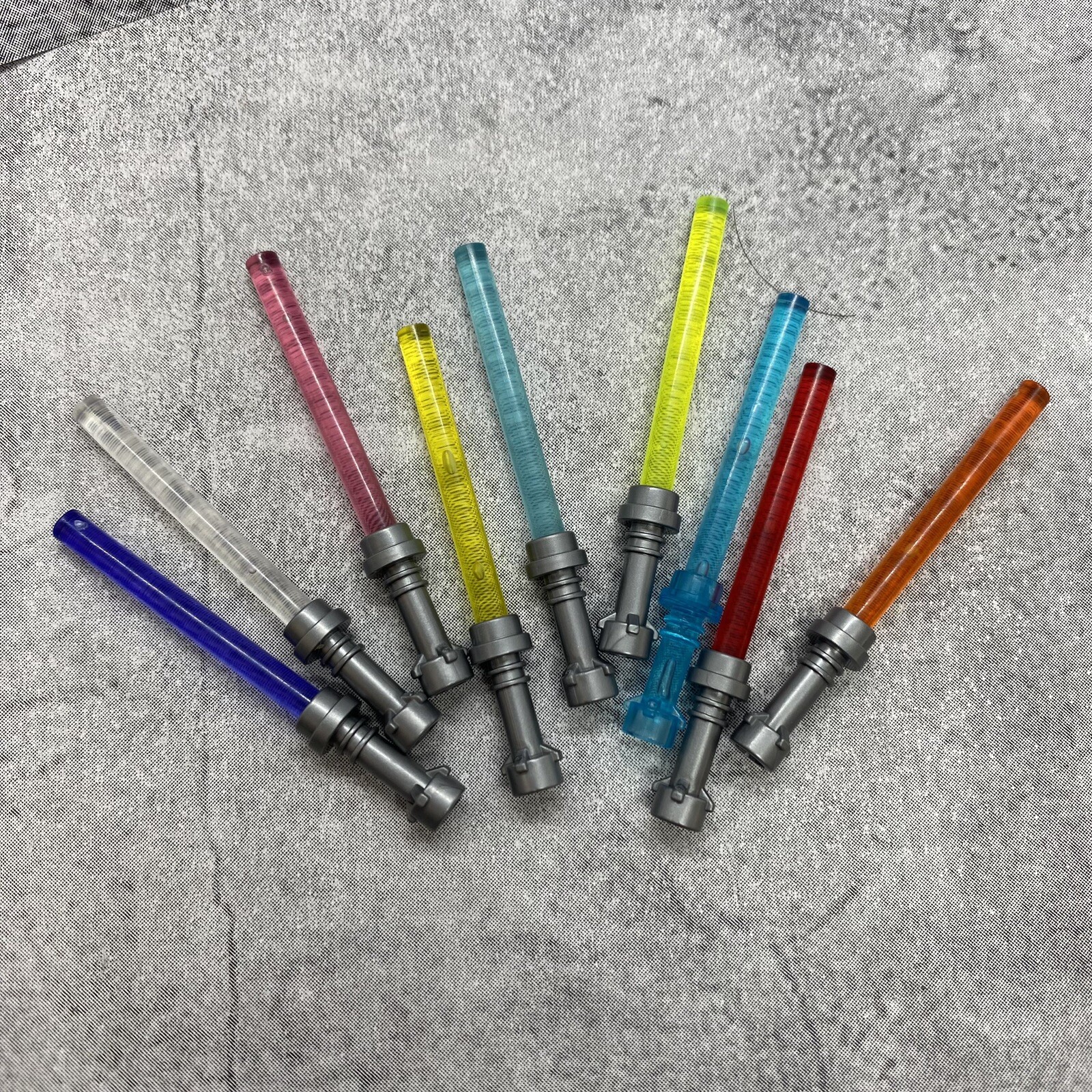 9pack Multicolor Lightsaber Blocks Accessories Lot for Minifigures A9LS01