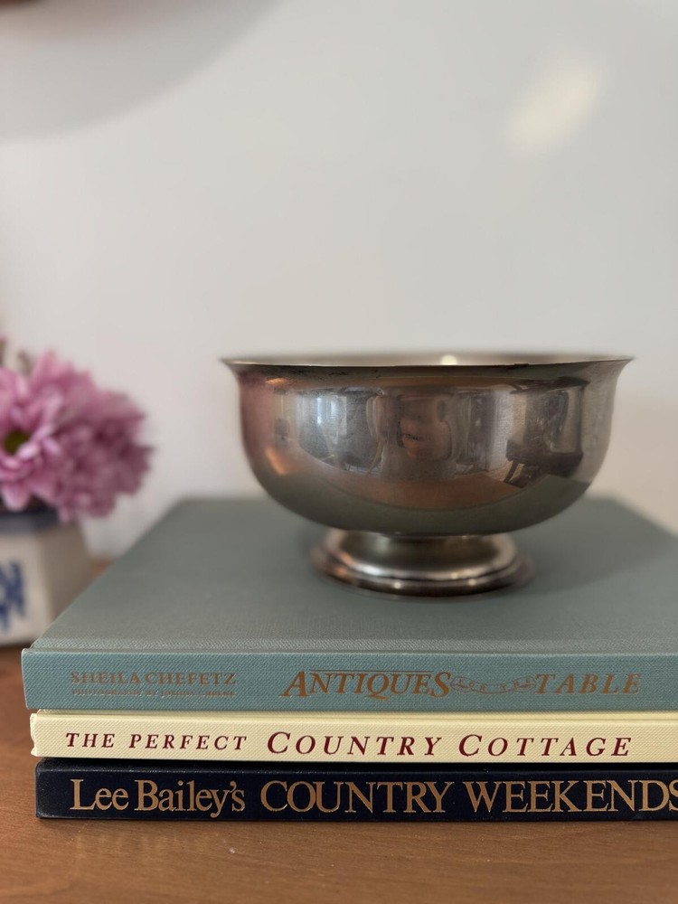 Vintage Silver Plated Pedestal Bowl