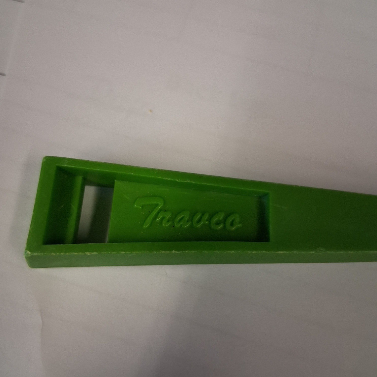 Vintage Travco Flower Power Daisy Green Cheese Slicer GUC