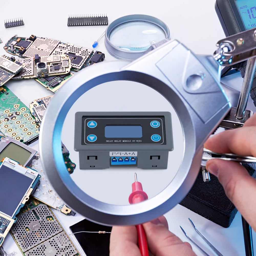 XY-WJ01 Delay Relay Timer Module DC 6-30V LCD Display Digital Timer Switch
