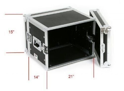 OSP Cases | ATA Road Case | 8-Space Effects Rack | 14" Deep | RC8U-14