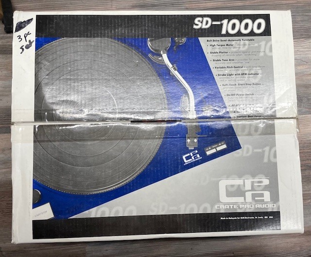 Crate Pro audio SD-1000 Turntable