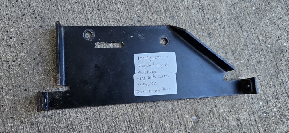Troy-Bilt Chipper vac. engine bracket 1908642001 engine tecumseh H50