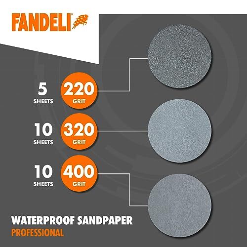 | Pack Multi-Purpose Sandpaper Pack + Waterproof Sandpaper | 50 Sheets | Asso...