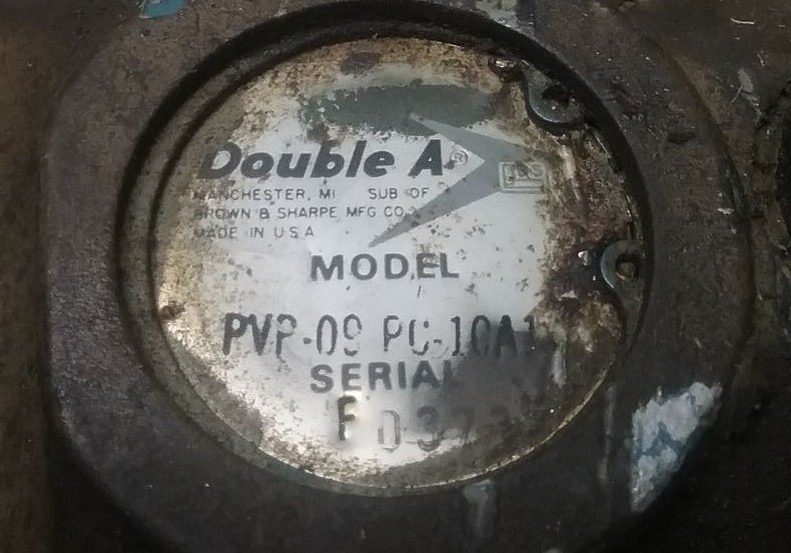 DOUBLE A_HYDRAULIC PUMP_PVP-09-PC-10A1