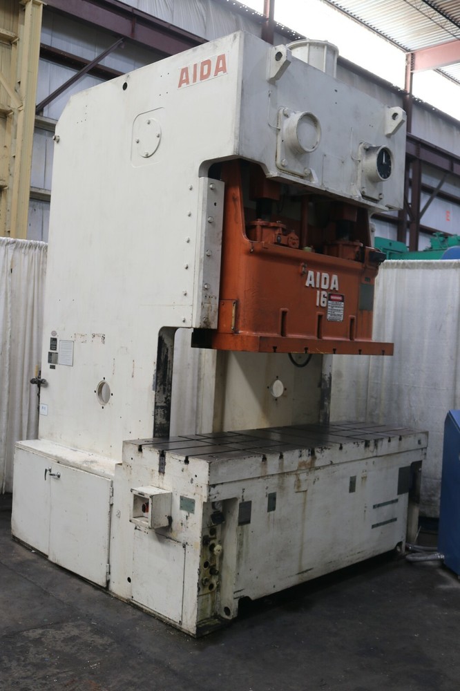 165 TON AIDA GAP FRAME DOUBLE CRANK PRESS: YODER #72773