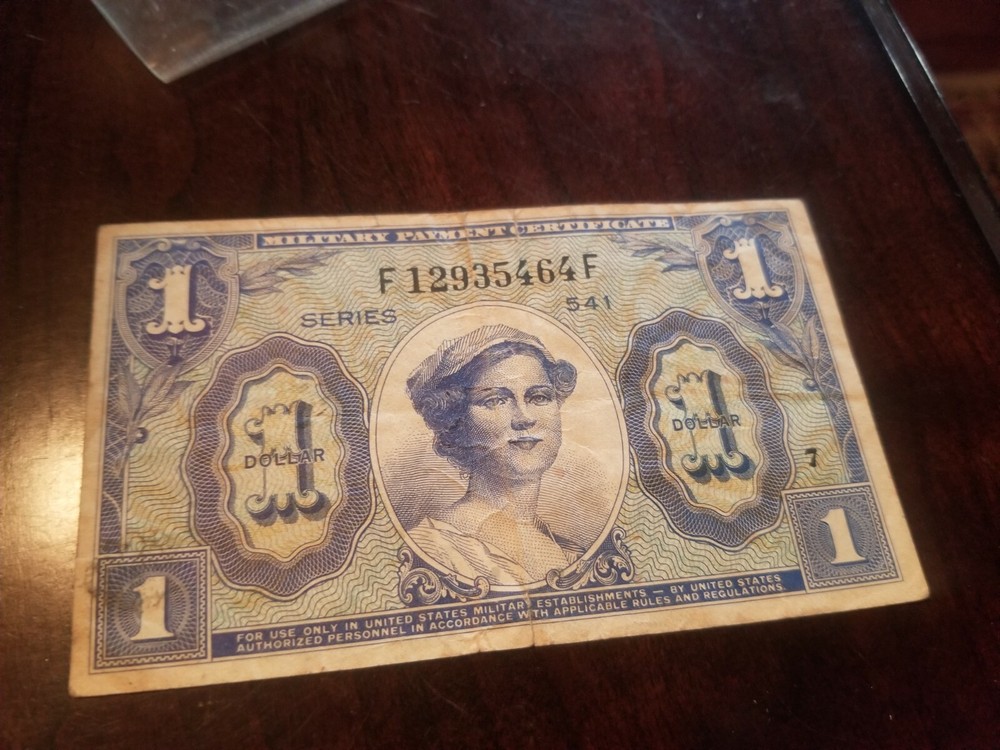 1 dollar military payment certificate ww11