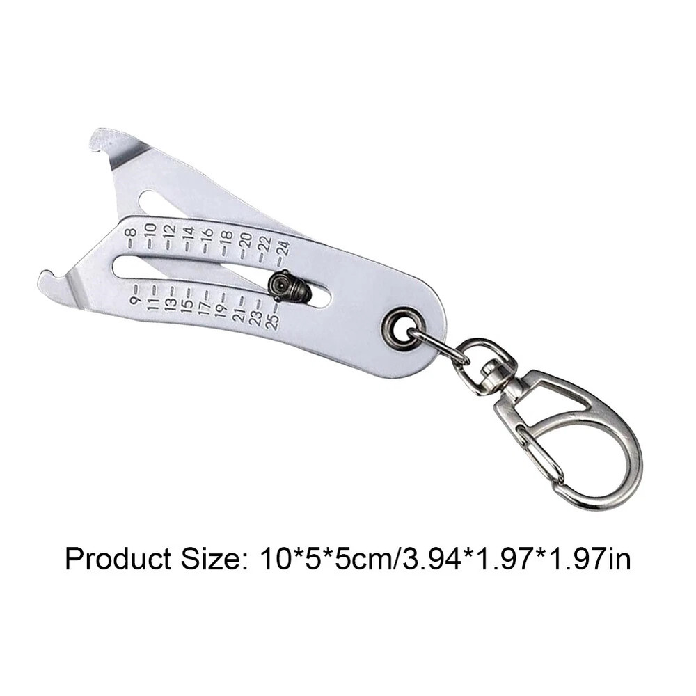 Portable Precise Thread Size Checker Keychain Bolt Size Checker Keychain Manual