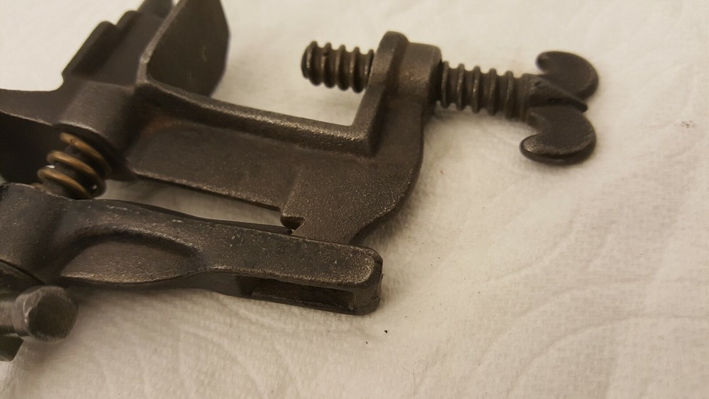 Antique tiny tabletop anvil vise small