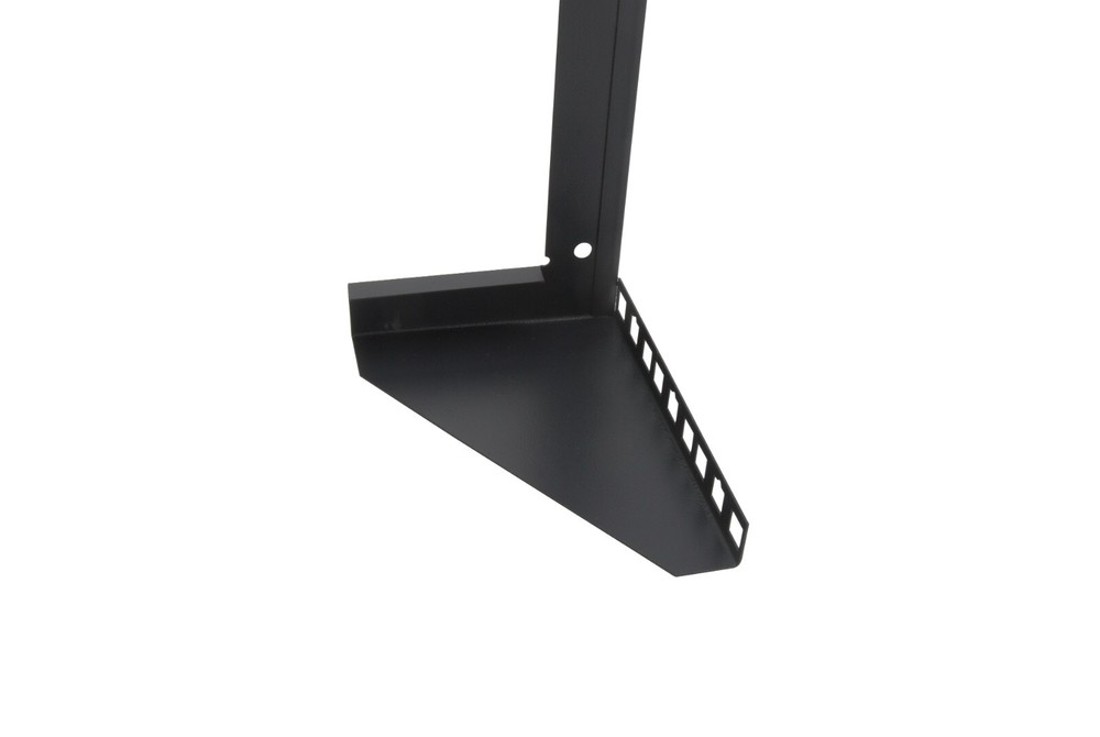 3U 19" Vertical Wall Mount Server Rack IT Bracket Space Saver w/Hardware Black