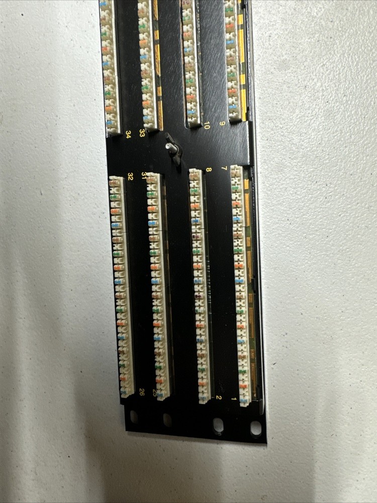ortronics patch panel 48 port cat 5 OR-85104479