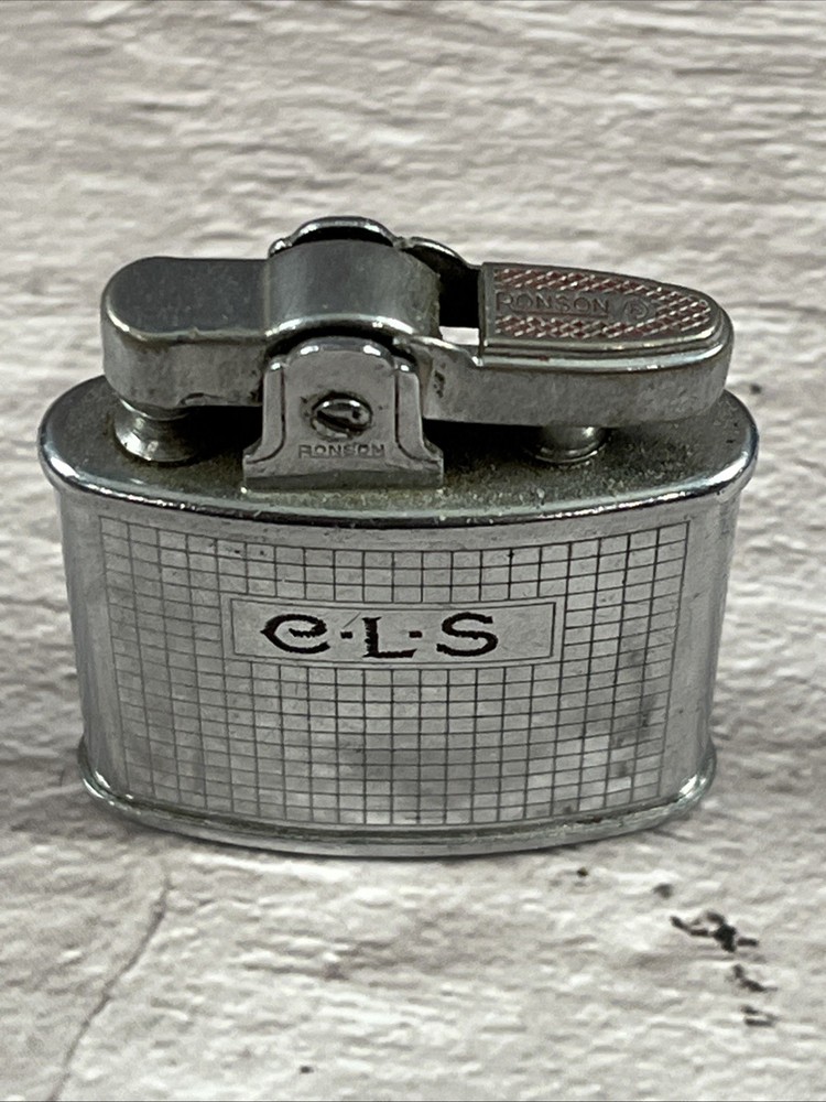 Ronson Princess Silver Tone Lighter Untested