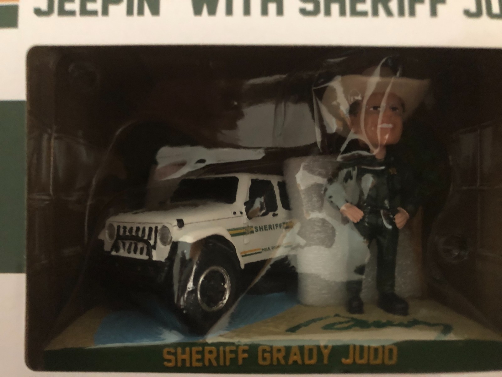 2026 Jeepin with Sheriff Grady Judd Bobblehead New in Box plus Cube