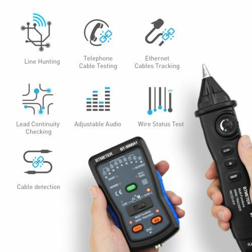 Network Line Finder Tester Detection Cable Tester Phone Cable Track ReaderDevice