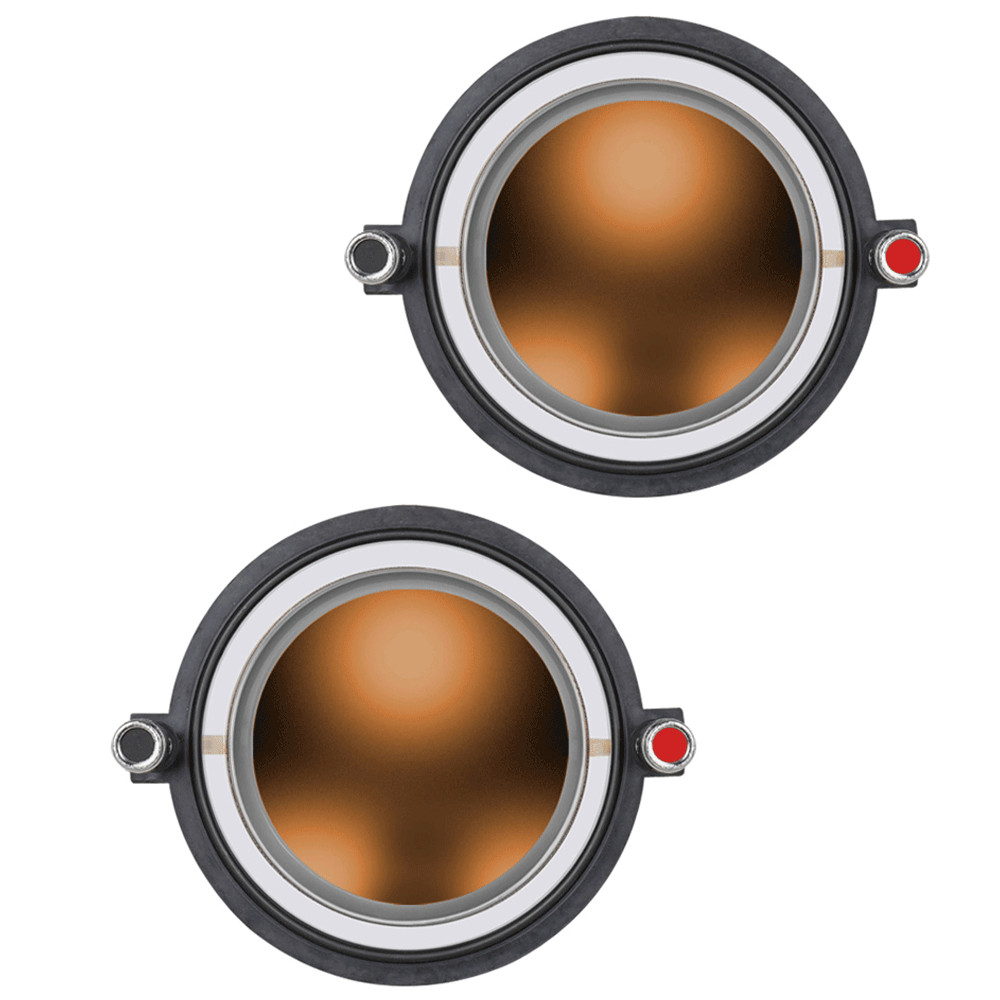 2PC Diaphragm Replacement 74.5mm Titanium Coil Driver 8 ohm Speaker US SHIP