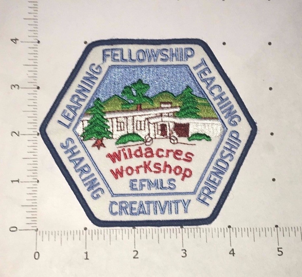 Wildacres Workshop Patch - EFMLS Fellowship Teaching Creativity Sharing Friends