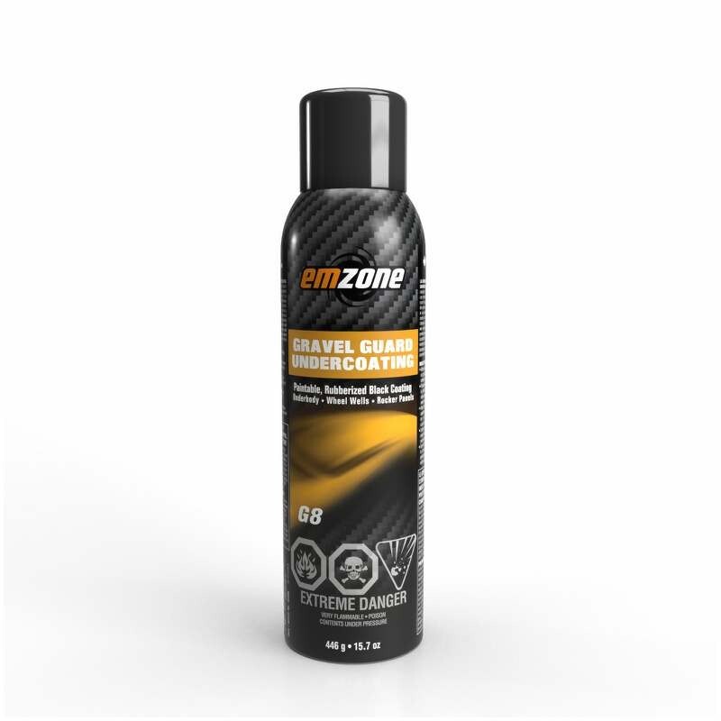 2 Cans EMZONE Rubberized Auto Undercarriage Undercoating Spray 45008 - 16oz
