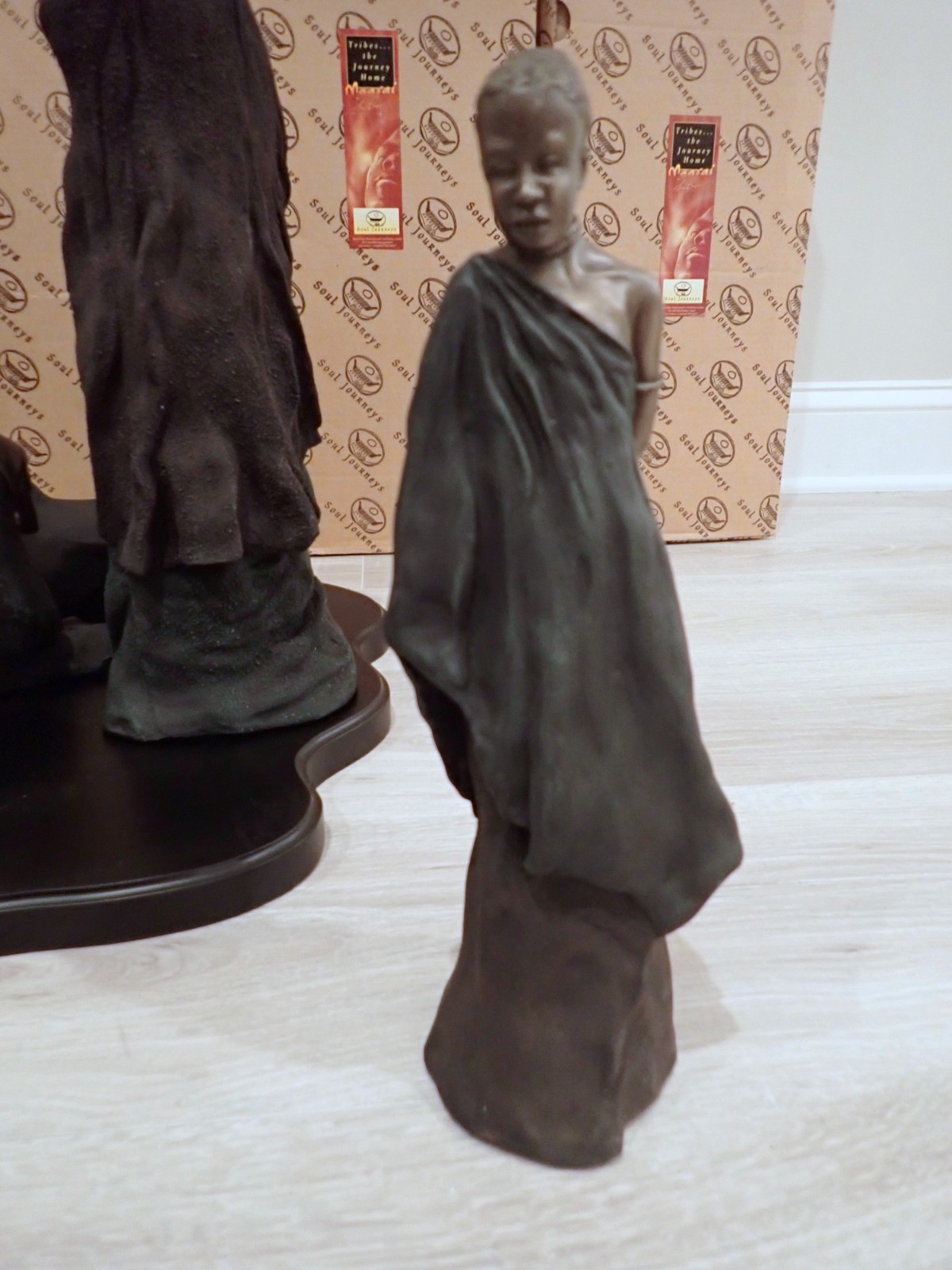 MIB AFRICAN AMERICAN SCULPTURE Soul Journeys - Maasai Sculpture; The Gift # 877