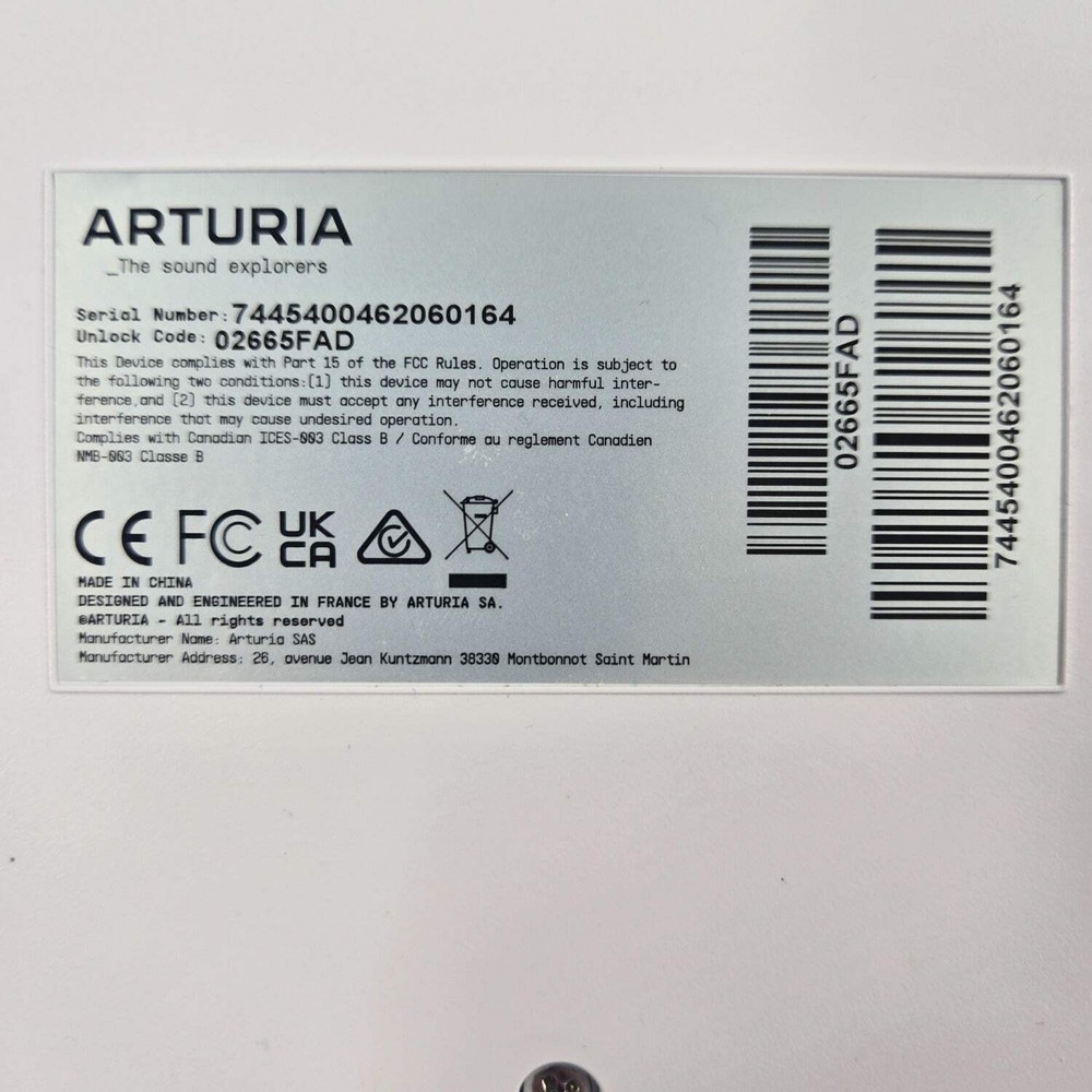ARTURIA KEYLAB 61 MIDI Controller