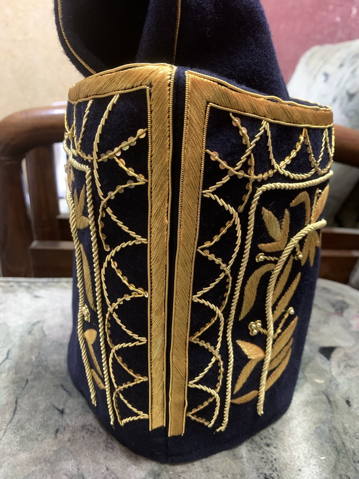 French Napoleonic Bonnet police Fatigue cap for marshall /general