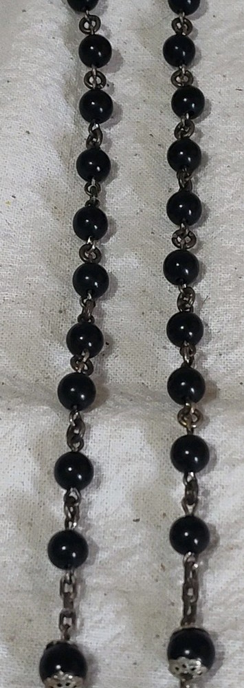 Vintage Creed Sterling Silver Rosary D2