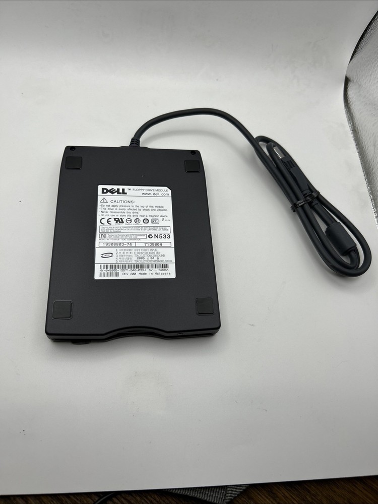 Dell 3.5" Floppy Drive Module Model: FD-05PUB External USB Used
