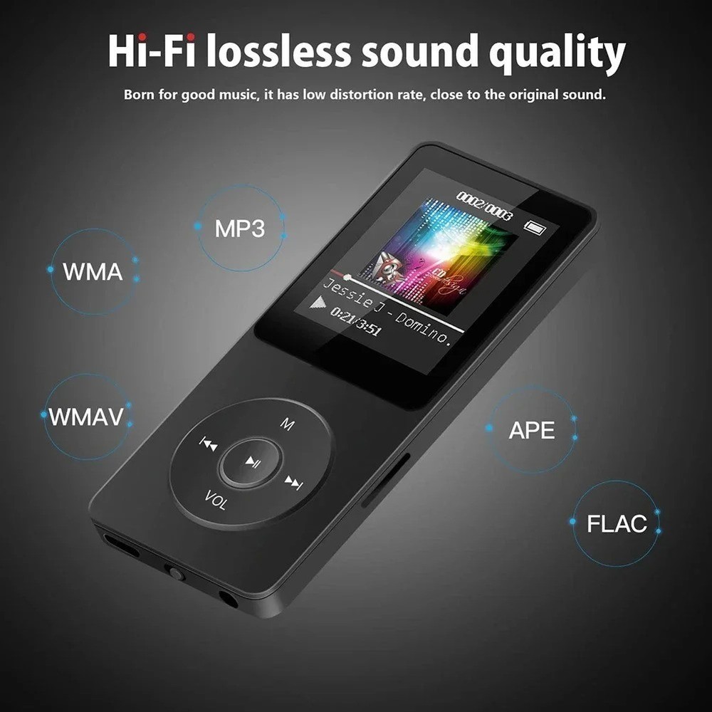 Type-C Port MP3 Bluetooth Player Fast Charging 5.4 Bluetooth Version Running