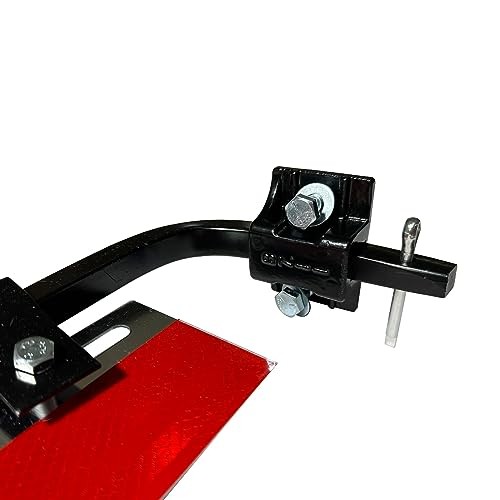 Pair Angle Down Bar Mud Flap Hangers Bracket 28" with Mounting Kit for Angled