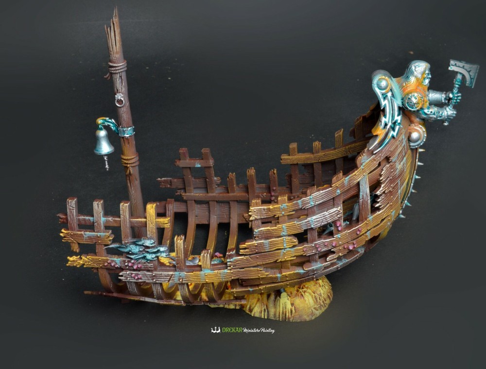 Etheric Vortex: Gloomtide Shipwreck Idoneth Deepkin ** COMMISSION ** painting