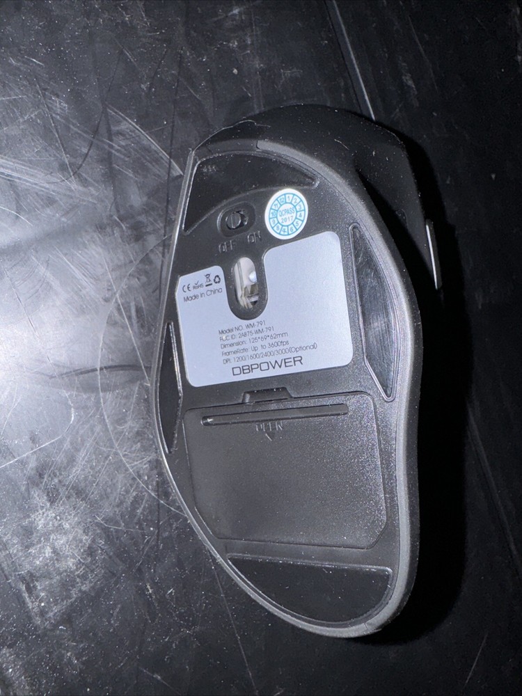 Power Ergonomic Wireless Mouse Wm-791