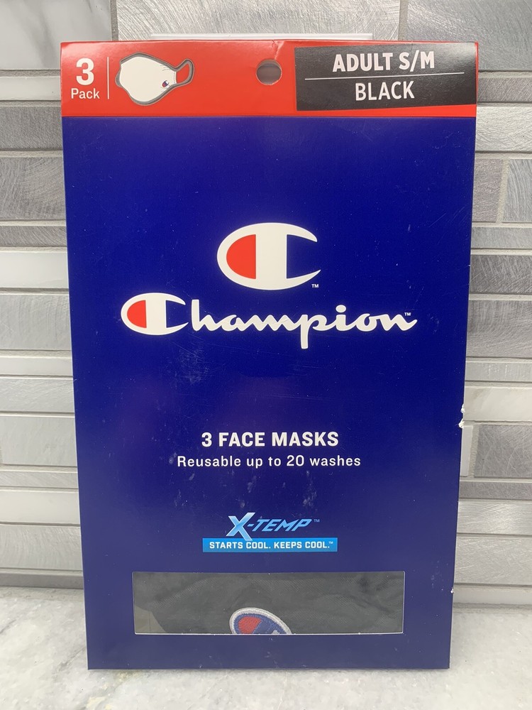 Champion Face Mask 3 Pack