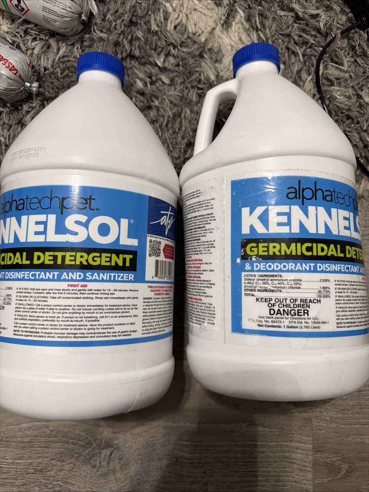 2 Pack KennelSol Germicidal Detergent & Deodorant - 1 Gallon