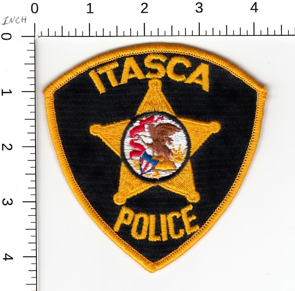 ITASCA (OOS) -- ILLINOIS POLICE COLLECTIBLE PATCH