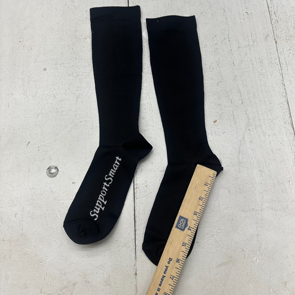 Support Smart Black One Pair Compression Stocking Socks Adults Unisex Size M NEW